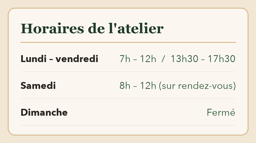 horaires